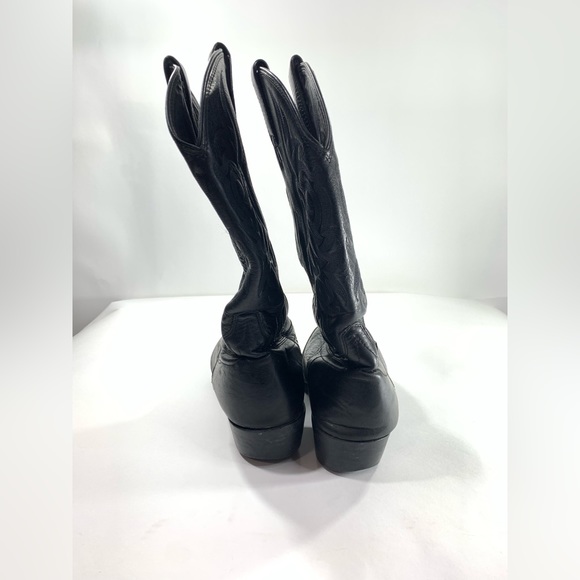 Justin Stampede Men’s Size 10 EE Black Leather Boots - Picture 6 of 11